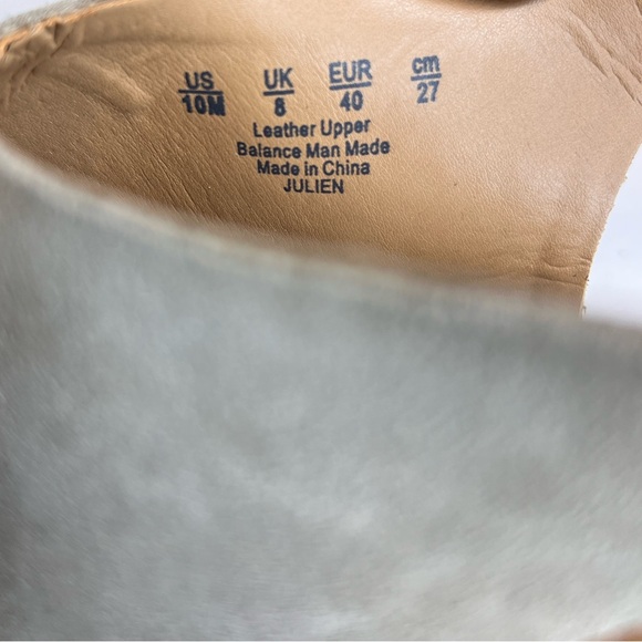 Franco Sarto Womens Julien Open Toe Suede Wedges Sz 10M Suede Taupe Worn 1X! - Picture 14 of 14